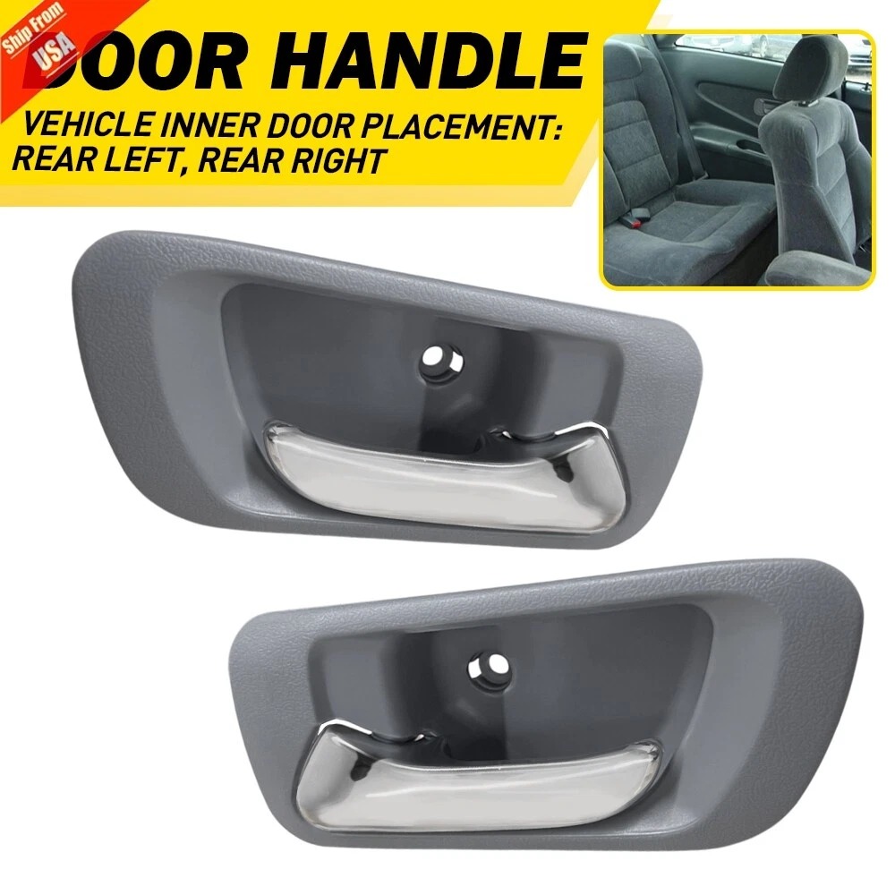 Honda Accord Interior Inner Rear Door Handle Left Right Side Gray